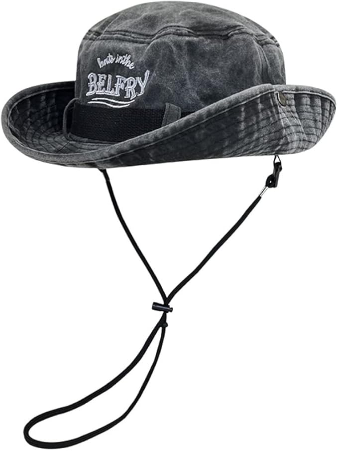 Amazon Co Jp Jinfe 帽子 夏用 バケット おしゃれ バケットハット ハット あごひも バイザーハット レディース 折りたたみ ブラック 黒 Uvカット 紫外線カット Uvハット トレンド ベージュ 黒 ブラック Free Size 日よけ帽子 つば広帽子 ファッション