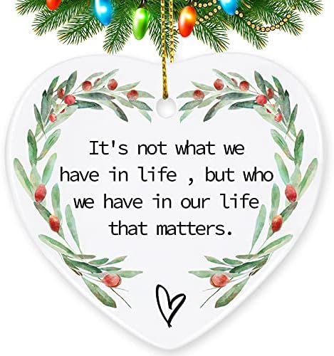 Thinking of You Gifts for Friends, Jocidea Friendship Christmas Ornaments Birthday Gifts for Friend Female Friendship Gifts for Women Xmas Gifts for Women Frined - Christmas Home Decor