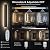 pedforn 2pcs 24in Modern Outdoor Wall Light, IP65 Waterproof Outdoor Wall Sconce, 3000K-6000K Dimmable LED Black Garage Lights, Exterior Wall Lighting, Anti-Rust Linear Long Outdoor Light
