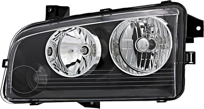 For Dodge Charger Headlights Lamps Set 2006 Halogen Driver and Passenger Side