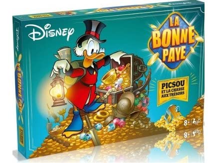 La Bonne Paye : picsou et la Chasse aux tresors Version Francaise - Set Jeu société Plateau avec Carte - Enfant Adulte