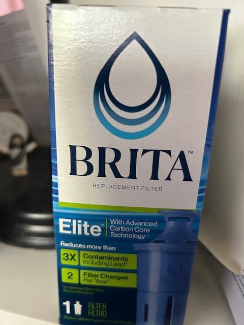 Water Filter, Pitcher Long Last Replacement Filters, Replacement for Brita Longlast Pitcher Water Filter and Dispensers, Change the Water Filters Every 120 Gallons, 1PACK