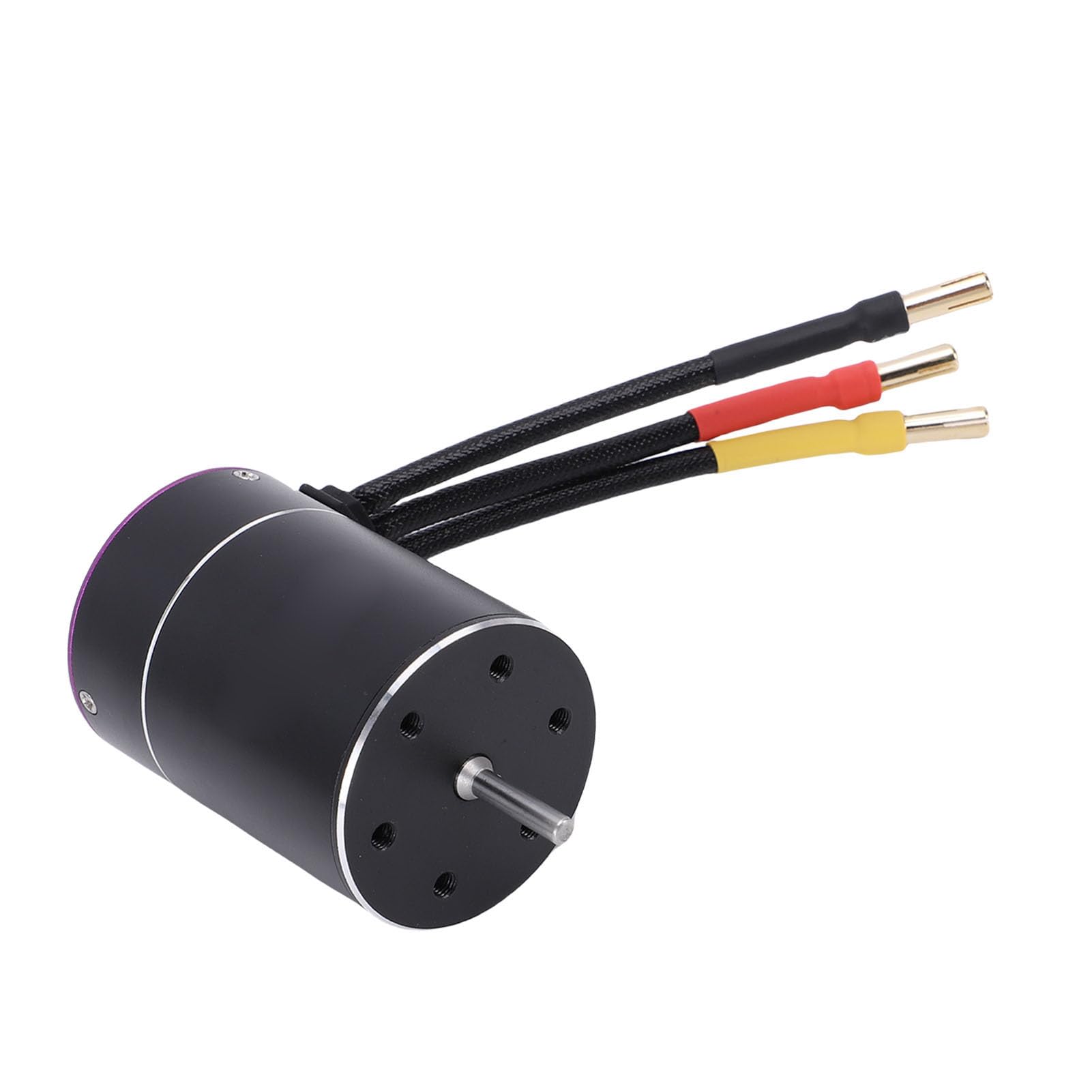 3650 4300KV Motor sin escobillas Motor de alta velocidad RC coche barco piezas púrpura negro