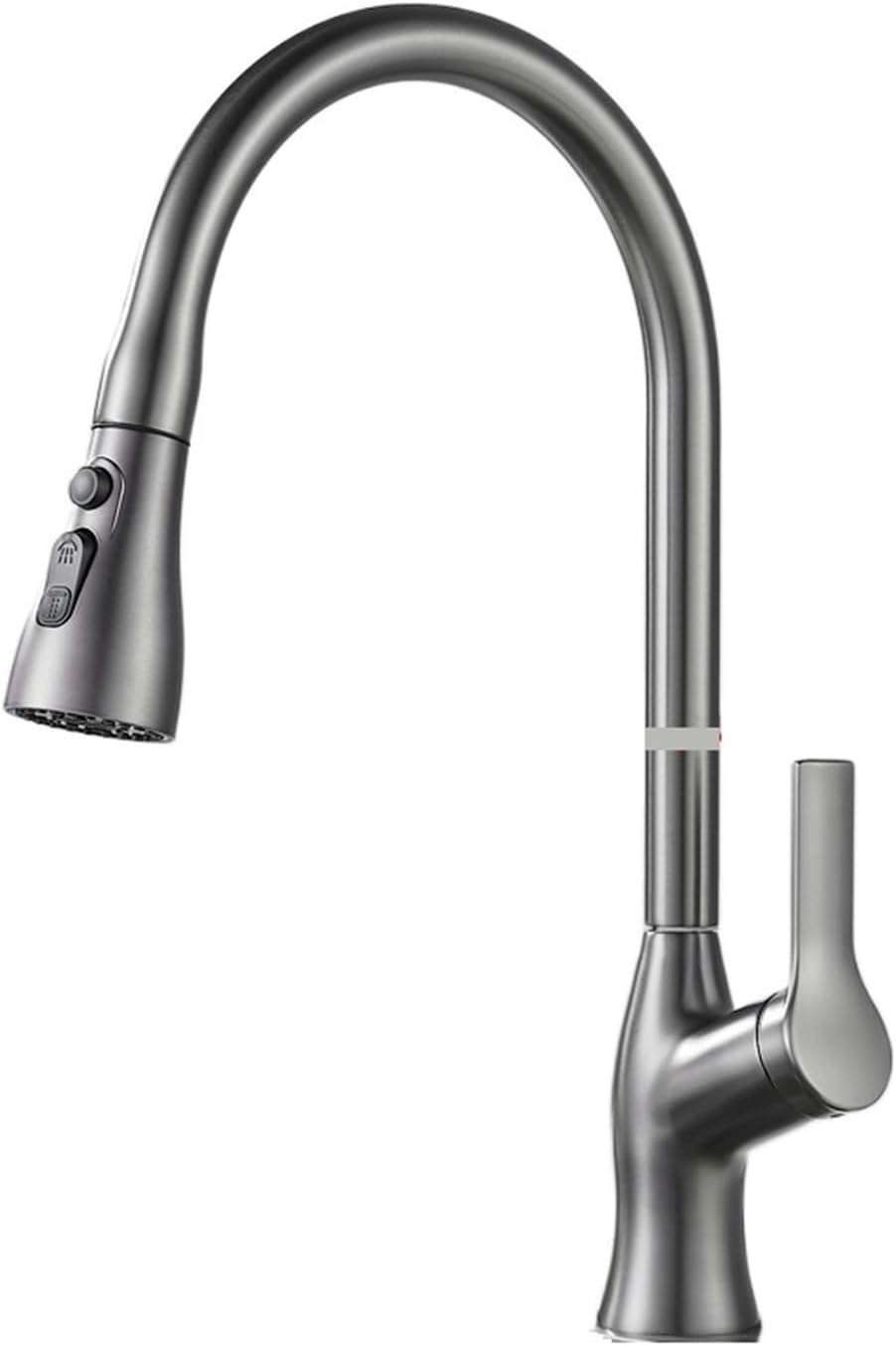 Kitchen Taps, Kitchen Tap, 360° Rotatable, Extendable Tap, Kitchen, Hot