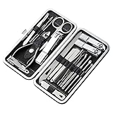 juegos de manicura y pedicura y8 Kit de manicura: cortauñas (medianas y pequeñas), cortauñas oblicuas, pinzas de manicura, Lima de uñas (corta), horquilla muerta.