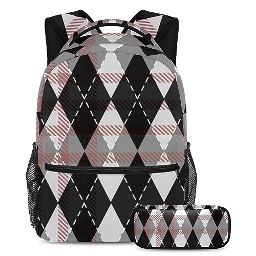 Sac à dos enfant ergonomique contre le mal de dos avec sa trousse d'école assortie