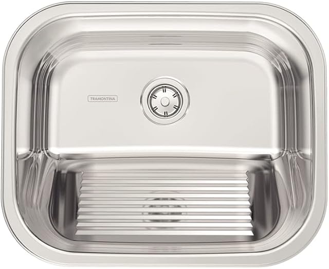 Tanque de Encaixe em Aço Inox Polido 50X40cm, Tramontina, 94400407