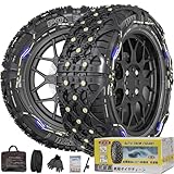 JASIDA(正規品) 非金属タイヤチェーン 軽自動車 雪チェーン 簡単装着 チェーン規制対応 冬雪対策 (SC-12)