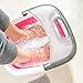 Solac ME7756 - Hidromasajeador de pies, plegable, 6 litros, masaje con burbujas,...