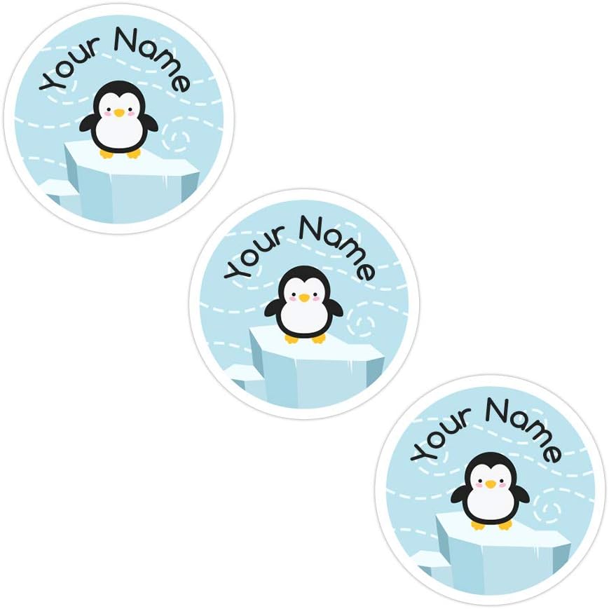 Peel & Stick Waterproof, Durable Personalized Round Labels - 36 Labels Allergy - No Nuts Design
