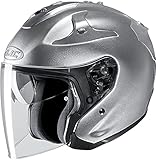 ECE 22.05 zugelassen HJC, jethelme motorrad FG-JET CR SILVER, XS