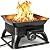 BALI OUTDOORS Propane Fire Pit Perfect for Camping Outdoor Fire Pit for Portable Firepits for Outside Outdoor Patio
