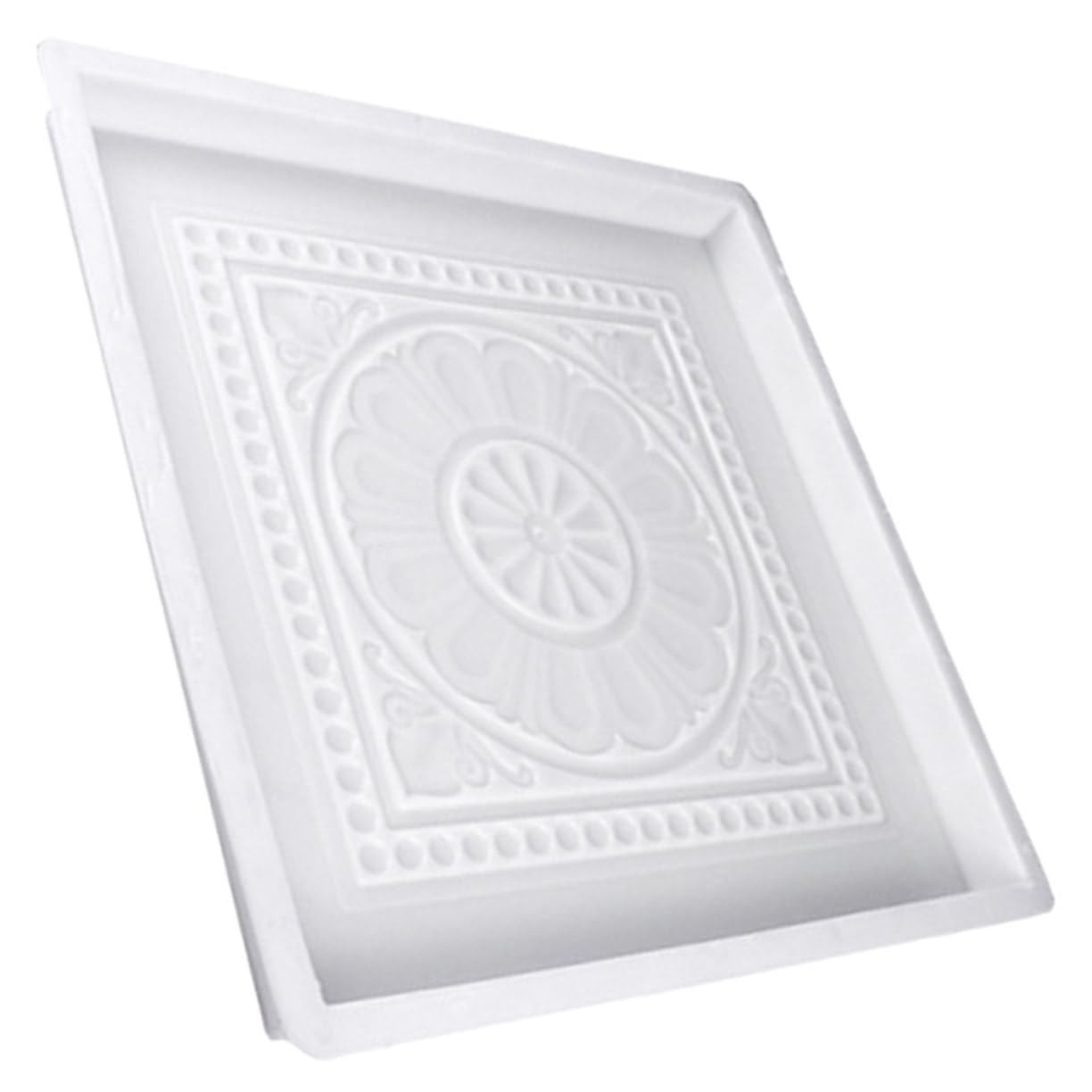 Bloques al Patios para Libre y Aire Fácil Rápida Molde de Estilo Antiguo Blanco, Plástico Resistente, Construcción