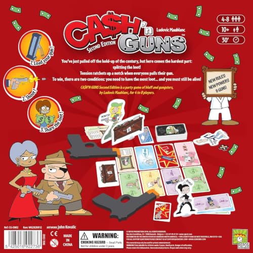 Cash 'N Guns 2nd Edition Juego de Mesa miniatura 3