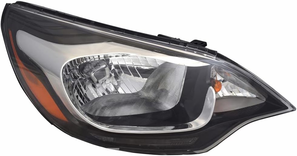 CarLights360 For Kia Rio Headlight Assembly 2012-2017 Driver Side DOT Certified Bulbs Included KI2502159 | 92101 1W100 ;EX|LX; for Sedan; Position Lamp