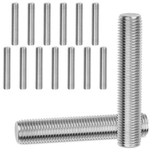 15 Pièces Tiges Filetées M10x60mm Tige Filetée Acier Inoxydable 304 A2 V2A Filetage Continu Tiges Filetées Tige Filetée Continue pour Bricolage Industrie Assemblages Vissés Appareils