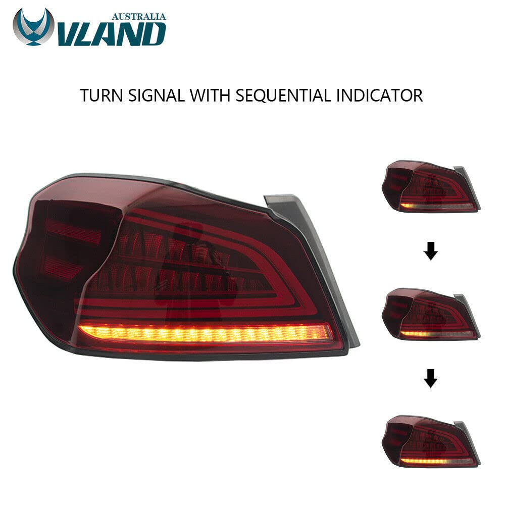 Amazon | VLAND スバル WRX STI S4 VAB VAG LED テールランプ 流れる 