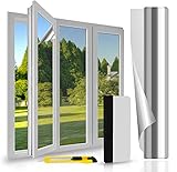 Guuteee Lámina de protección UV, para ventana, protección solar, para interior o exterior, autoadhesiva, protección solar sin residuos, 90 x 200 cm