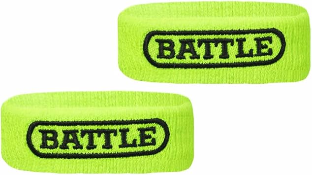 Battle Football Armbands - High-Performance Bands for Football Athletes - Includes 2 Bicep Bands - Ultra-Soft Material to Wick Away Sweat and Keep Hands Dry and Comfortable - Machine Washable