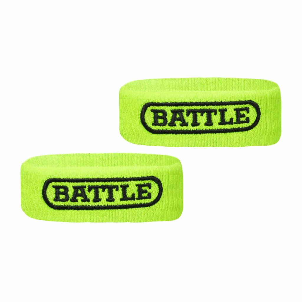 Battle Football Armbands - High-Performance Bands for Football Athletes - Includes 2 Bicep Bands - Ultra-Soft Material to Wick Away Sweat and Keep Hands Dry and Comfortable - Machine Washable