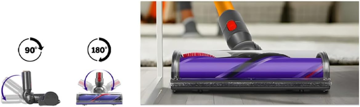 Turbo Floor Brush Head Compatible with Dyson V7 V8 V10 V11 V15