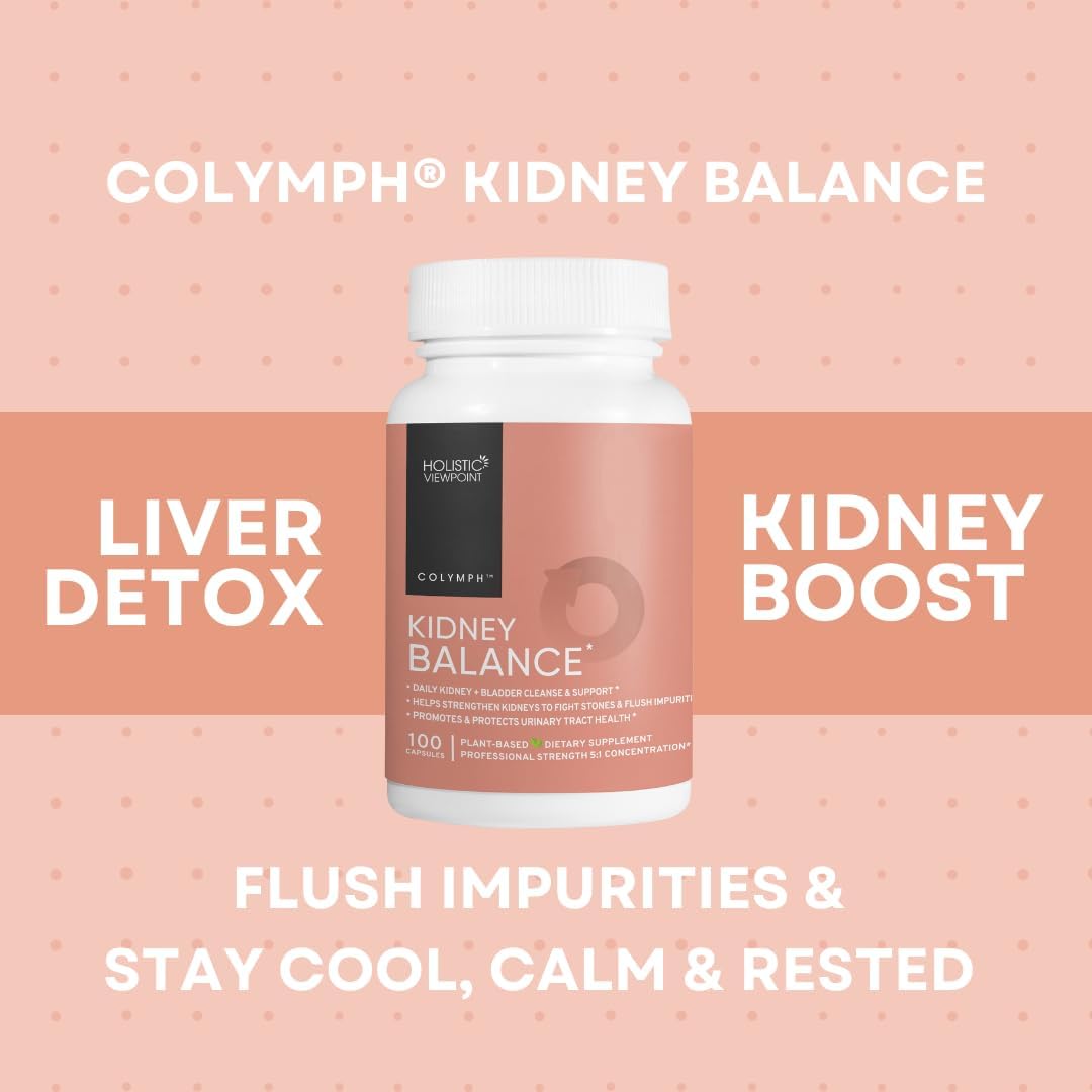 CoLymph Balance: Herbal Supplement, Natural Kidney & Liver Support, Helps Rebalance Male & Female Hormones, Menopause Support, Improves Urinary Tract & Prostate Health, Fights Stones, Hot Flashes