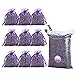 June Fox Fragrant Lavender Buds Dried Lavender Sachets Drawers Freshener Home Fragrance, 1 Pound & 40 Sachet Bags