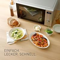 Panasonic NN-SD36QSEPG Solo-Mikrowelle, 29 l, 1000 W, automatisches Auftauen, 11 automatische Programme, Timer, Silber – Ansicht 2