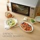 Panasonic NN-SD36QSEPG Solo-Mikrowelle, 29 l, 1000 W, automatisches Auftauen, 11 automatische Programme, Timer, Silber