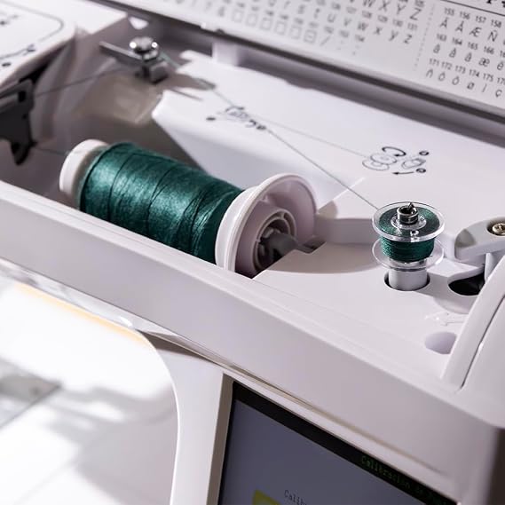 Cecotec BelleCouture 36000 Control Digital Sewing Machine 7 Touch Screen, 360 Stitches, PedalFree, Automatic Threading, LED Light, Thread Cutter, Up/Down Needle, Complete Accessories Kit