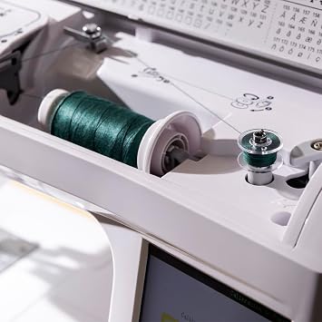 Cecotec BelleCouture 36000 Control Digital Sewing Machine 7 Touch Screen, 360 Stitches, PedalFree, Automatic Threading, LED Light, Thread Cutter, Up/Down Needle, Complete Accessories Kit