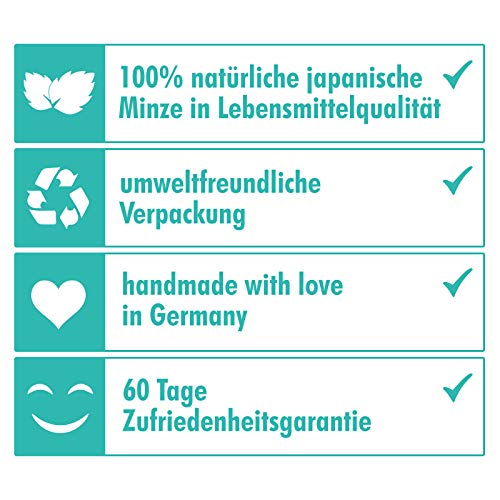 ZUGSPITZE 5 Menthol Aroma-Karten für Zigaretten oder Tabak | Die Alternative zu Menthol-Kugeln, Filter & Click-Hülsen | Menthol aus 100% natürlicher japanischer Minze