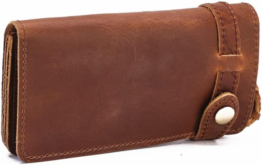 1ピースメンズウォレットロング盗難防止クラッチバッグレトロウォレットビジネスウォレットメンズバッグ (色 : E、サイズ : 18