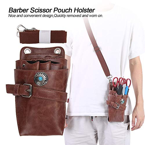 Cinto de ferramentas, bolsa de cabeleireiro, coldre de tesouras de barbeiro, bolsa de tesoura de bar