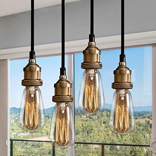 Lustre exquis E27 style loft industriel rétro pour hôtel