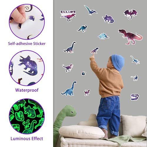 Vinilos Decorativos Dinosaurios Luminosos para Pared miniatura 6