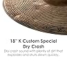 Zildjian K Custom Series - 18 Inch Special Dry Crash Cymbal #2