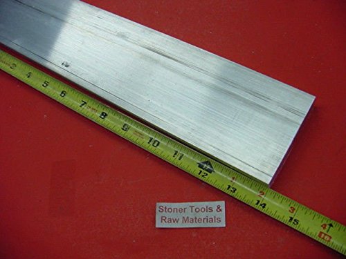 4 Pieces 3/8" X 2" ALUMINUM 6061 FLAT BAR 14" long .375" T6511 Solid Mill Stock