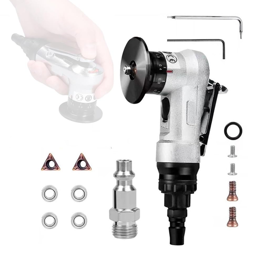 Mini-Entgratwerkzeug, pneumatische Anfasmaschine für Metallkanten, 30000 U/min, kompaktes Design für präzises Trimmen und Abschrägen