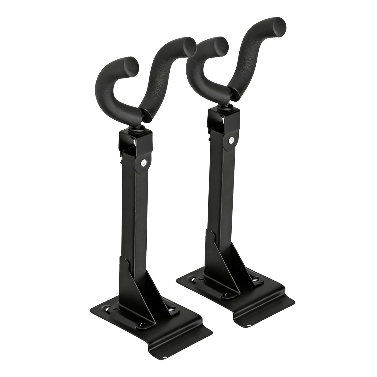 BWANGIAO Pack of 2 Iron Guitar Wall Hanger Safe Use Ukulele Hanging Hook Suitable for Ukulele Violin with Adjustable Angles