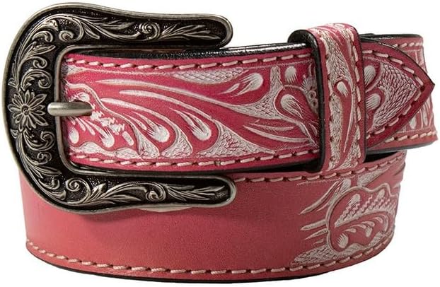Angel Ranch Western Belt Girls Blank Name Leather Pink D130004730