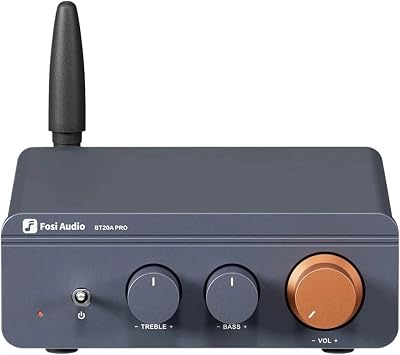 Amplifier BT20A Pro Max Power 600W TPA3255 Mini HiFi Bluetooth Sound Home Stereo 2.0ChannelsBlue add 32V power