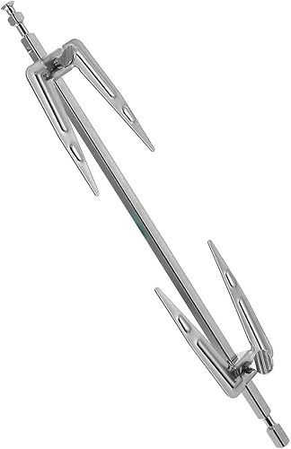 Tenedor de freidora de aire de acero inoxidable y tenedor de parrilla para barbacoa, cocina en casa, al aire libre, camping