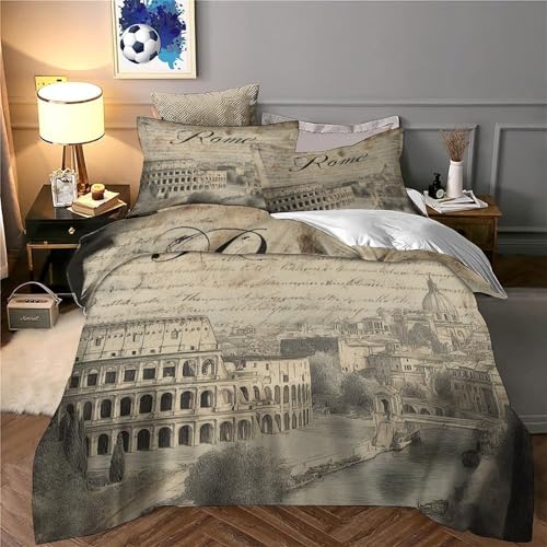 Parure de lit effet microfibre super douce motif éclaboussure 3D - 6