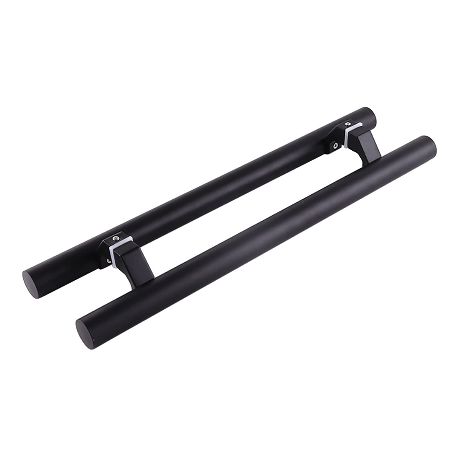 Poignée de porte push-pull en verre bureau acier inoxydable noir