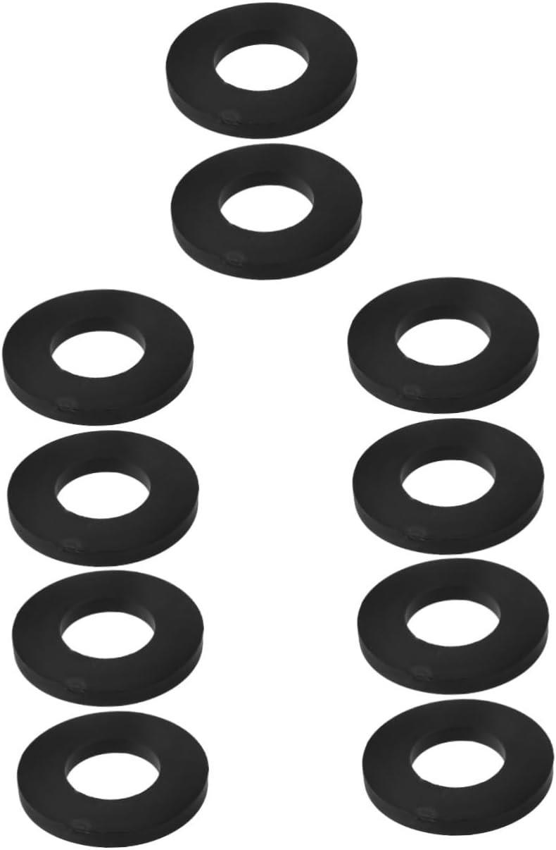 OUNONA 10pcs Auto Shock Absorption Rings Rubber Cushions for Car Top Mounting Easy Installation Compatible Various Vehicles Provides Vibration Reduction Reliable Performance