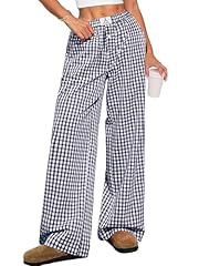 Navy Blue White Plaid