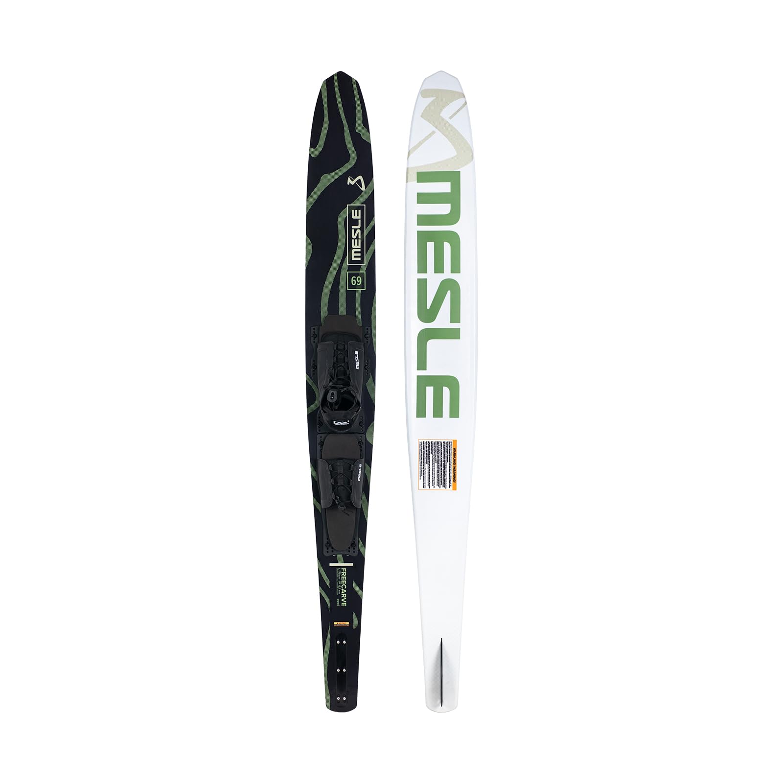 Mesle Mono Wasserski Freecarve mit Bindung Slalom-Ski für Erwachsene Jugendliche