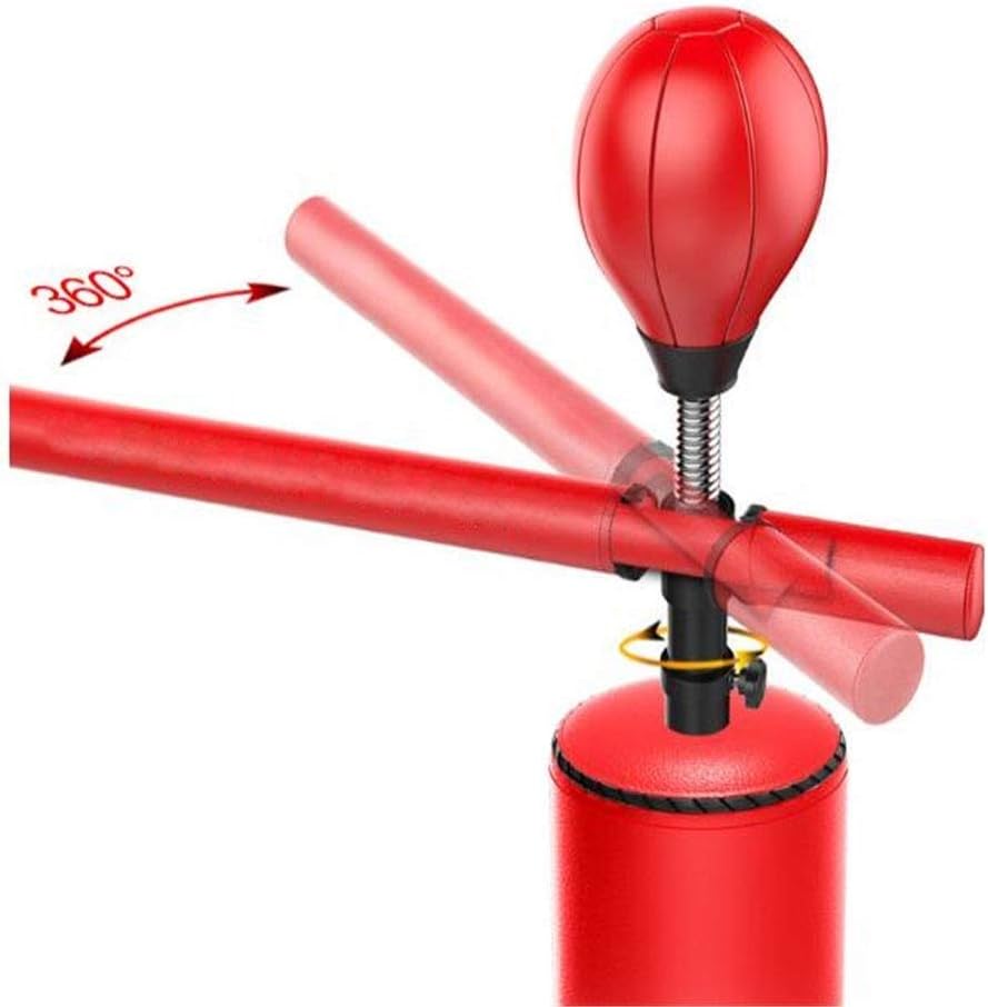 Pedestal Bags Boxing Speed Trainer Punching Bag Bar Punch Bag Height Adjustable-Freestanding Punching Ball Speed-Great for Stress Relief Fitness (Black)