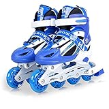 Patines en línea para Niños y Niñas,para Exterior e Interior Principiantes
